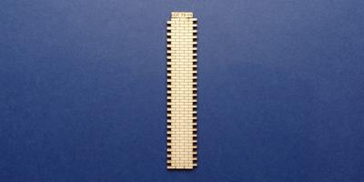 LCC 72-01 O gauge 3 brick wide station wall extension